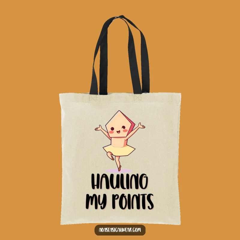 Funny Pentagon Pirouette Tote Bag: Vibrant, Practical, Elegant Fun, Perfect Gift